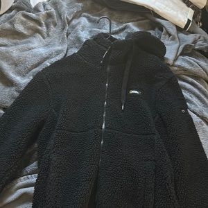 National Geographic heavy duty fuzzy insulated hoodie. size large.